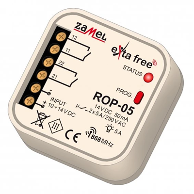2-channel radio receiver, type: ROP-05