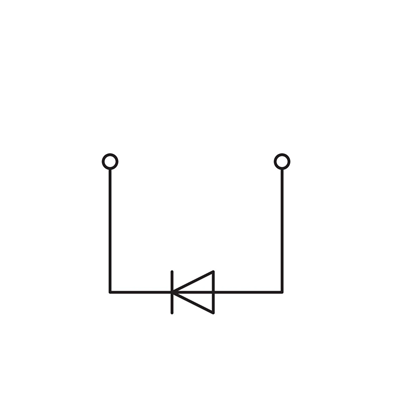 2-Draht-Diodenstecker 2,5mm² 10St
