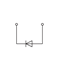 2-Draht-Diodenstecker 2,5mm² 10St