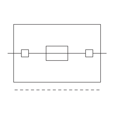 2-Draht-Klemmenblock 6mm² TOPJOBS Sicherung grau 25St