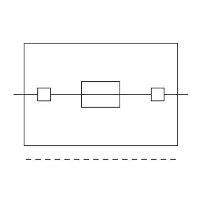 2-Draht-Klemmenblock 6mm² TOPJOBS Sicherung grau 25St