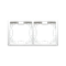 2-fold universal frame, horizontal and vertical white