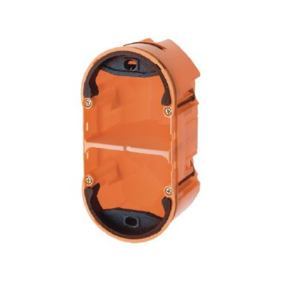 2-gang box for TS Sensor / Crystal Ball, orange, matt