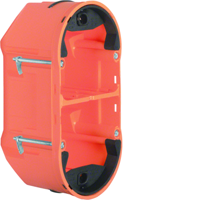 2-gang box for TS Sensor / Crystal Ball, orange, matt