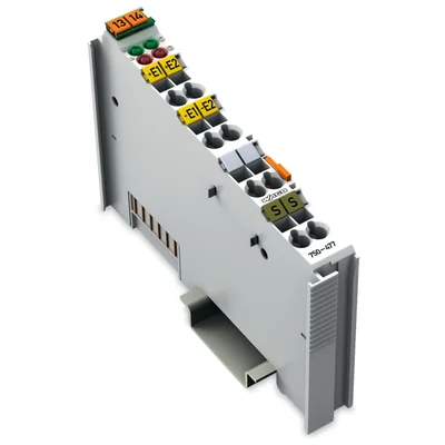 2-Kanal-Analogeingang 0-10 VAC/VDC Diff, Hellgrau 750-477