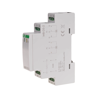 2-Kanal-Temperaturmessumformer mit MODBUS RTU-Ausgang