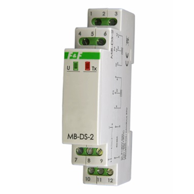 2-Kanal-Temperaturmessumformer mit MODBUS RTU-Ausgang