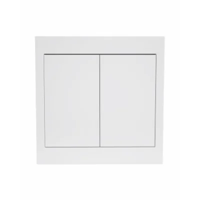 2-key radio wall switch, battery-operated, on/off all