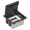 2-module floor box, 4x K45 + SM202/9, graphite gray