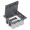 2-module floor box, 4x K45 + SM202/9 grey