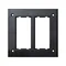 2-module frame for SBM250 box, 4x K45, graphite gray