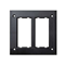 2-module frame for SBM250 box, 4x K45, graphite gray