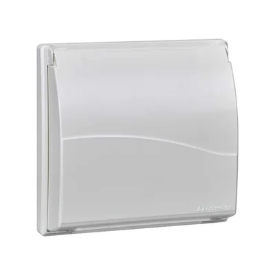 2-module frame for SBM250 box with cover, 4x K45, pure white
