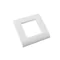2-module white frame