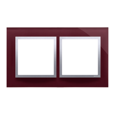 2-násobný rám ze skla Nature-Glas TEMPTATING PLUM IP20/IP44
