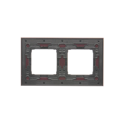 2-násobný rám ze skla Nature-Glas TEMPTATING PLUM IP20/IP44