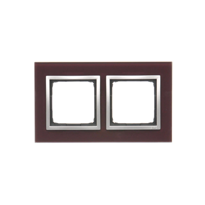 2-násobný rám ze skla Nature-Glas TEMPTATING PLUM IP20/IP44