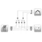 2-pole, 63A mains-generator installation switch