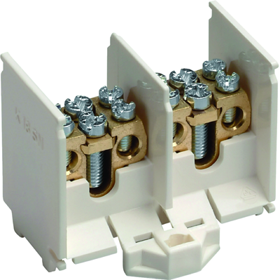 2-pole branch terminals 25/2x16mm2