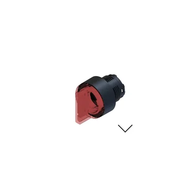 2-position drive with support 627/P2Lc, red illuminated rotary button B88-N6227