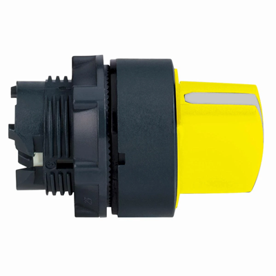 2-position switch, yellow, stable, short plastic blade