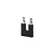 2-way insert short-circuit connector for ZUG series 4mm2 ZSN-4-2 connectors, black A42-6213