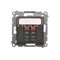 2-way loudspeaker socket with description field (module)