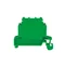 2-wire busbar connector 4mm2 green ZG-G4 A11-8205