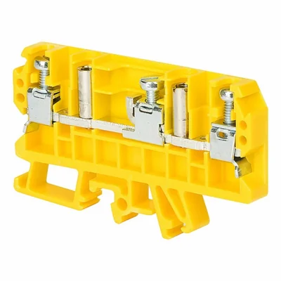2-wire busbar terminal block with slide disconnector and measuring sockets 10 mm2 blue ZUG-G/P A11-9206
