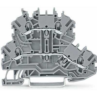 2-wire connector L/L TOPJOBS gray 50pcs.