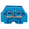2-wire connector without buttons, blue 260-304