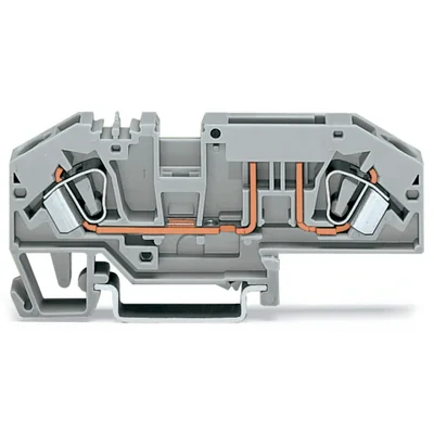2-wire fuse connector for automotive blade fuses, gray 282-696