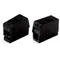 2-wire lighting connector pushbuttons: lighting fixture side, black