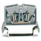 2-wire mini through connector 2.5 mm², gray 264-711