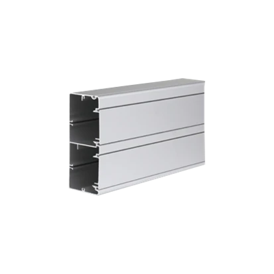 2-Zellen-Kanal Cabloplus ALU 130x55mm, Aluminium