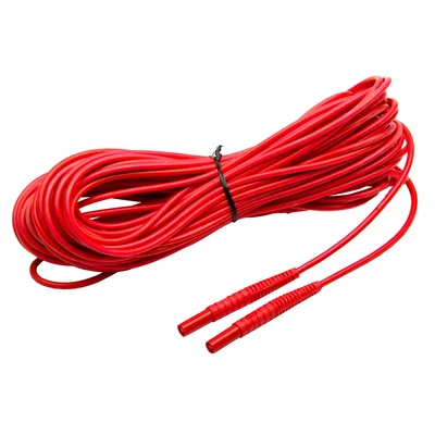 20 m kabel s červenými banánky