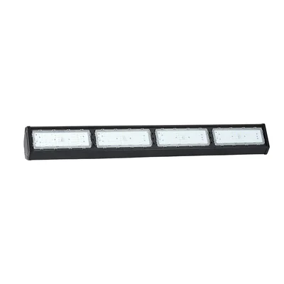 200-W-LED-Hallenleuchte (linear) / SAMSUNG-Chip / Farbe: 6500 K / Gehäuse: Schwarz / Lichtausbeute: 120 lm/W / Abstrahlwinkel: 120°