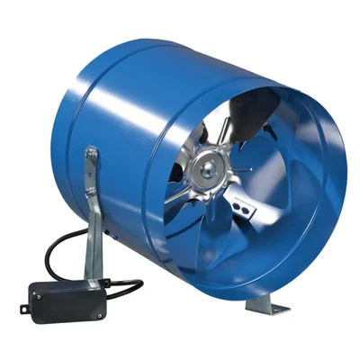 200mm pozinkovaný axiální ventilátor v potrubním pouzdře