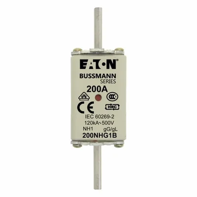 200NHG1B NH1 fuse link 200A 500V GL/GG double indicator