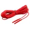 20m cable terminated with red banana plugs