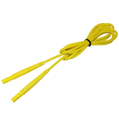 2,2 m langes Kabel mit gelben Bananensteckern