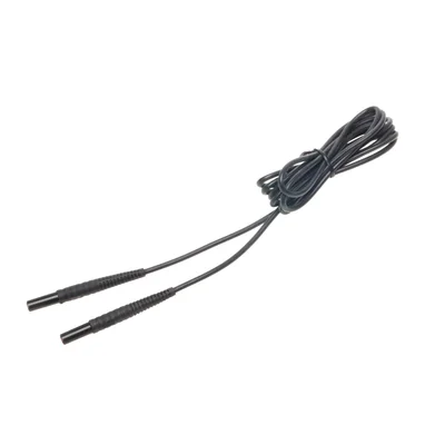 2,2 m langes Kabel mit schwarzen Bananensteckern