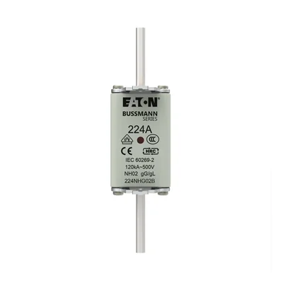 224NHG02B Fusibile NH02 224A 500V indicatore doppio GL/GG