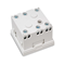 230V modular socket with grounding, 1-way standard 45x45 white