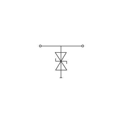 24V DC suppressor diode connector