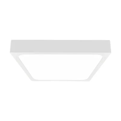 24W LED stropní svítidlo / Průměr: 295 mm / Barva: 4000K / Stínidlo: Čtvercový mléčně bílý rám / IP44