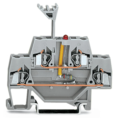 2,5 mm² Doppelstock-Diodenklemmenblock