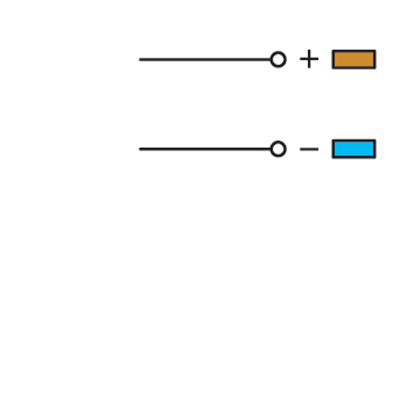 2.5mm² power connector for sensors