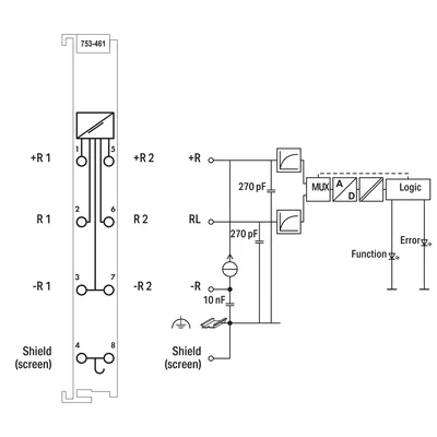 2AI Pt100/RTD module