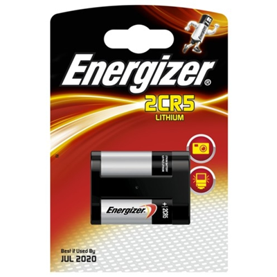 2CR5 lithiová baterie pro kamery Energizer LITHIUM 6V